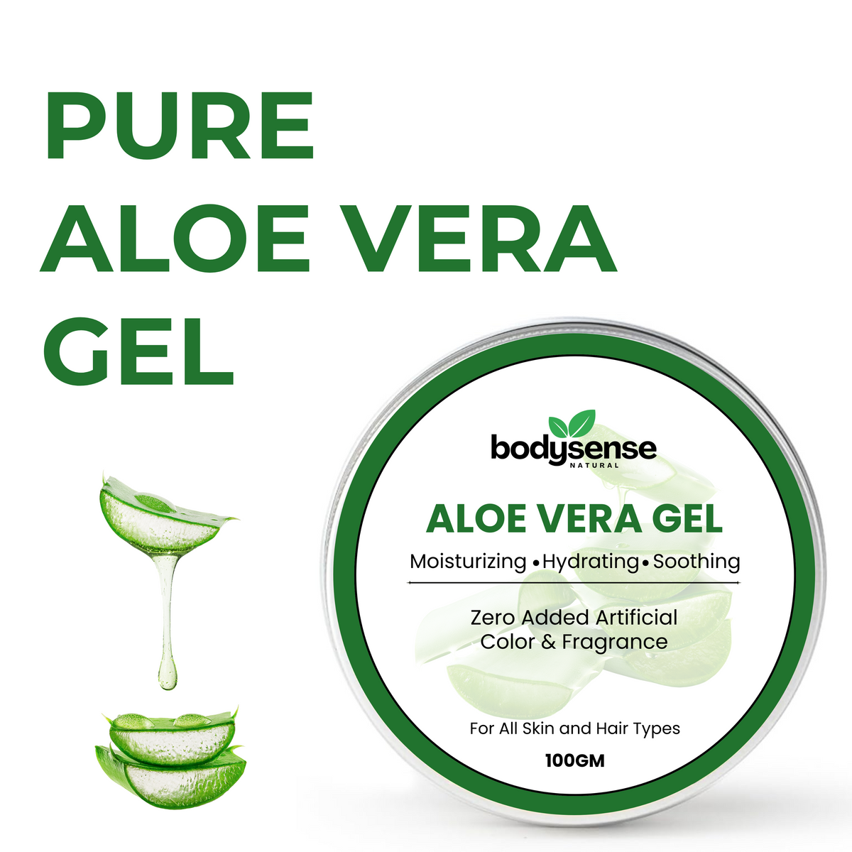 Pure Aloe Vera Gel -Moisturizing & Hydrating Gel for All Skin & Hair t –  Shubhram Health & Wellness